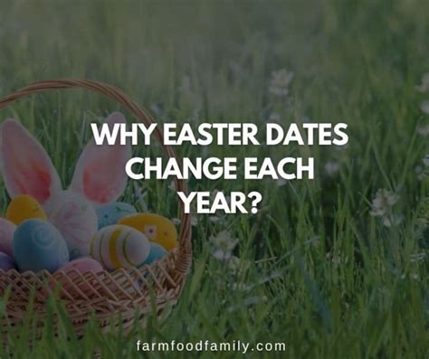 Easter Why Does The Date Change